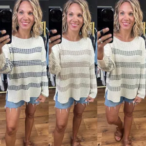 This is Me Striped Knit Sweater - Multiple Options