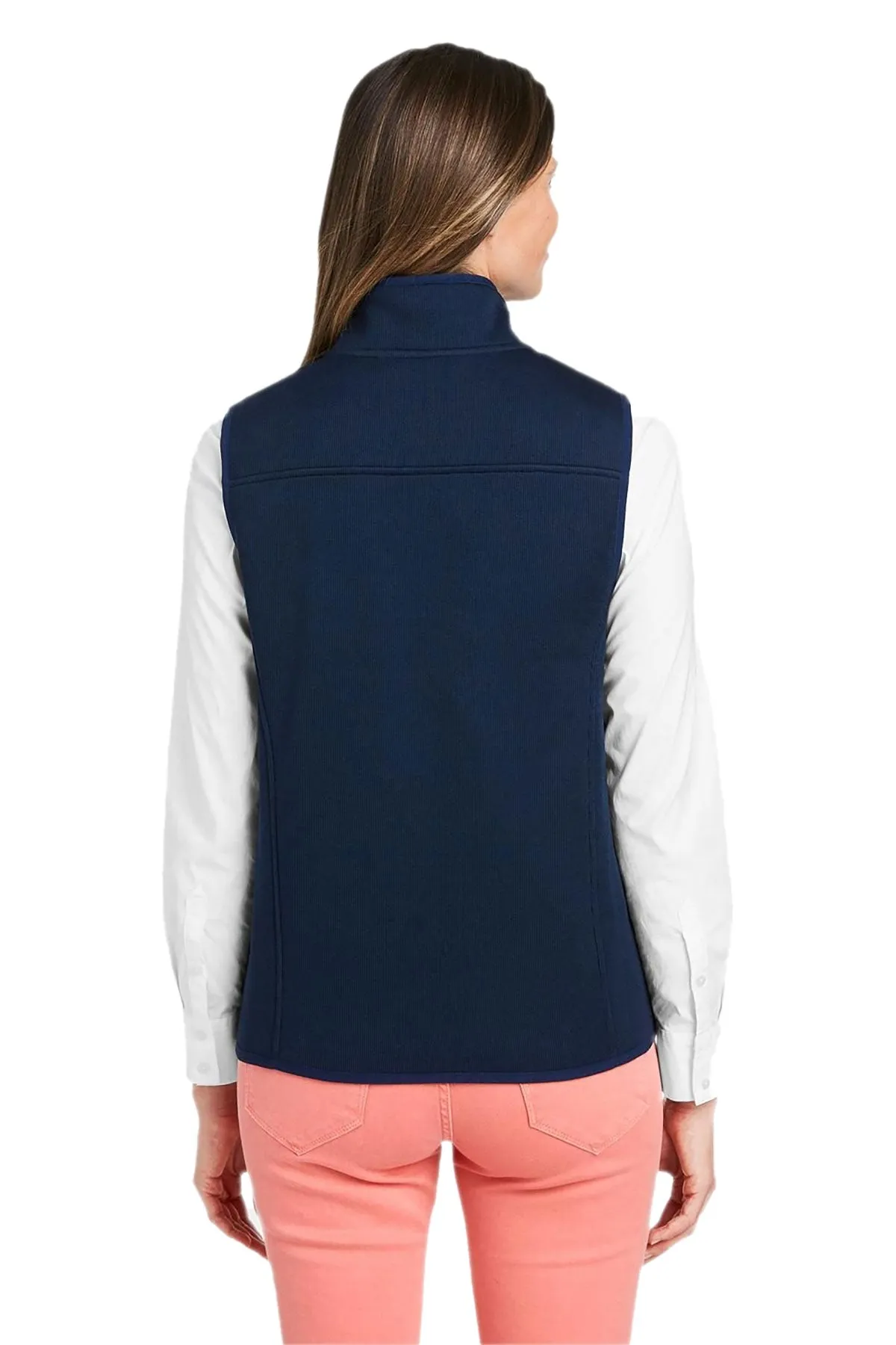 Vineyard Vines Custom Ladies Sweater Fleece Vests, Vineyard Navy