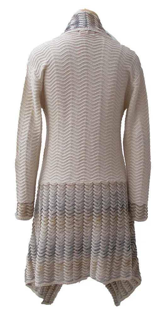 Winter Knitted Long Sleeve Cardigan Size 10 12 14