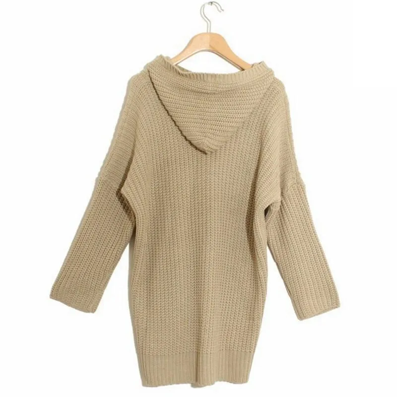 Women Irregular Long Loose Knitted Sweaters