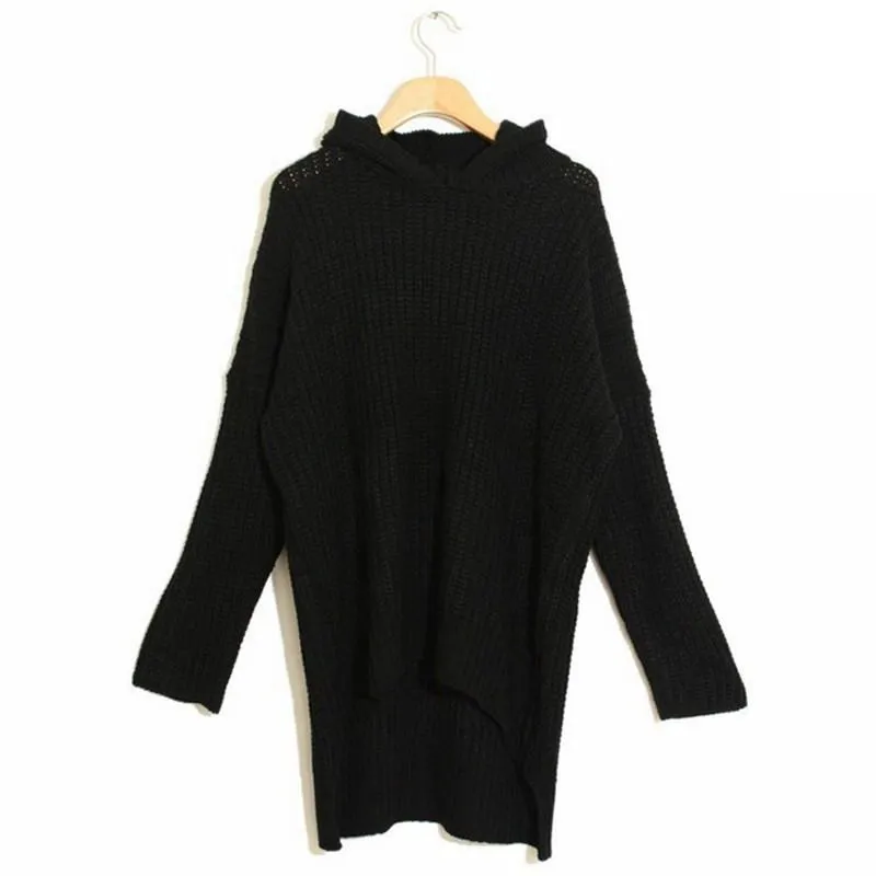 Women Irregular Long Loose Knitted Sweaters