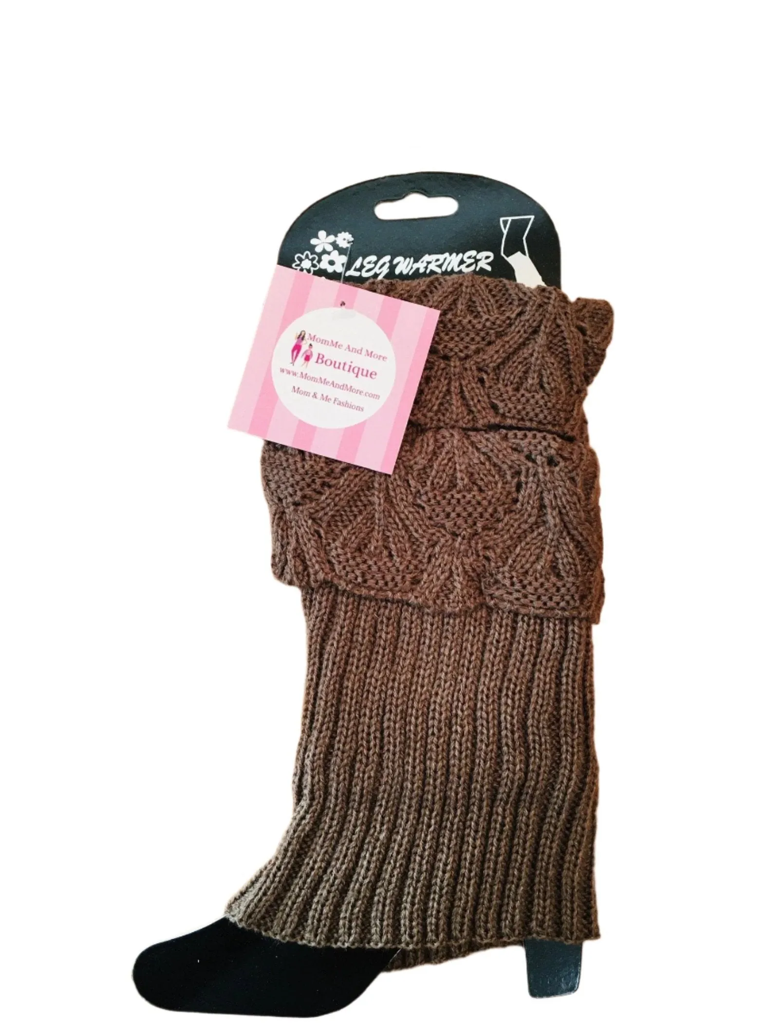 Womens Solid Leg Warmers | Short Sweater Boot Cuff